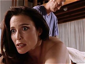 magnificent Mimi Rogers gets her entire body groped